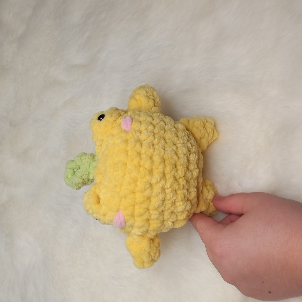 🆕 Lemon 🍋 Frog Crochet Worry Friend Plushie